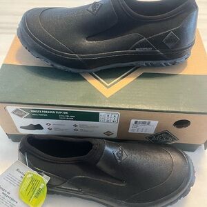 Muck Boot Co. Men’s Forager Waterproof Slip-On Rain & Snow Boot — Black